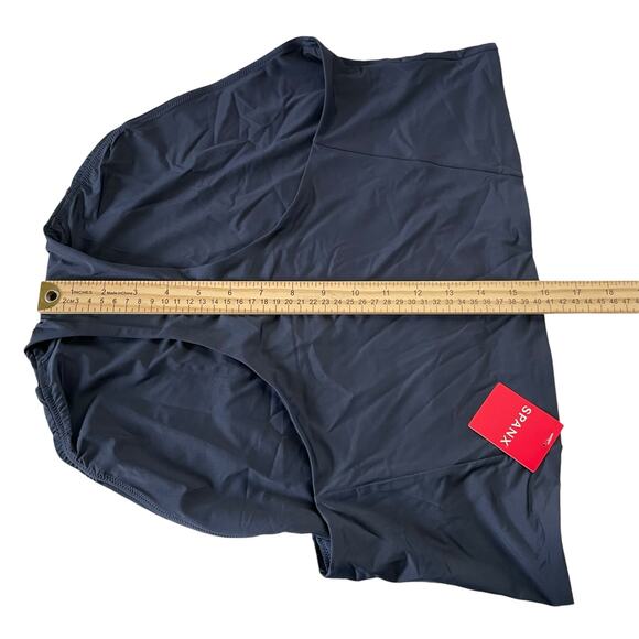 SPANX Womens High Waisted Swim Brief Size 3X Sunkissed Navy Swim Bikini Bottom - Picture 9 of 10